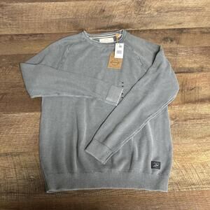 Weatherproof Vintage Sweatshirt Mens Size Medium Heather Gray 100% Cotton-NWT